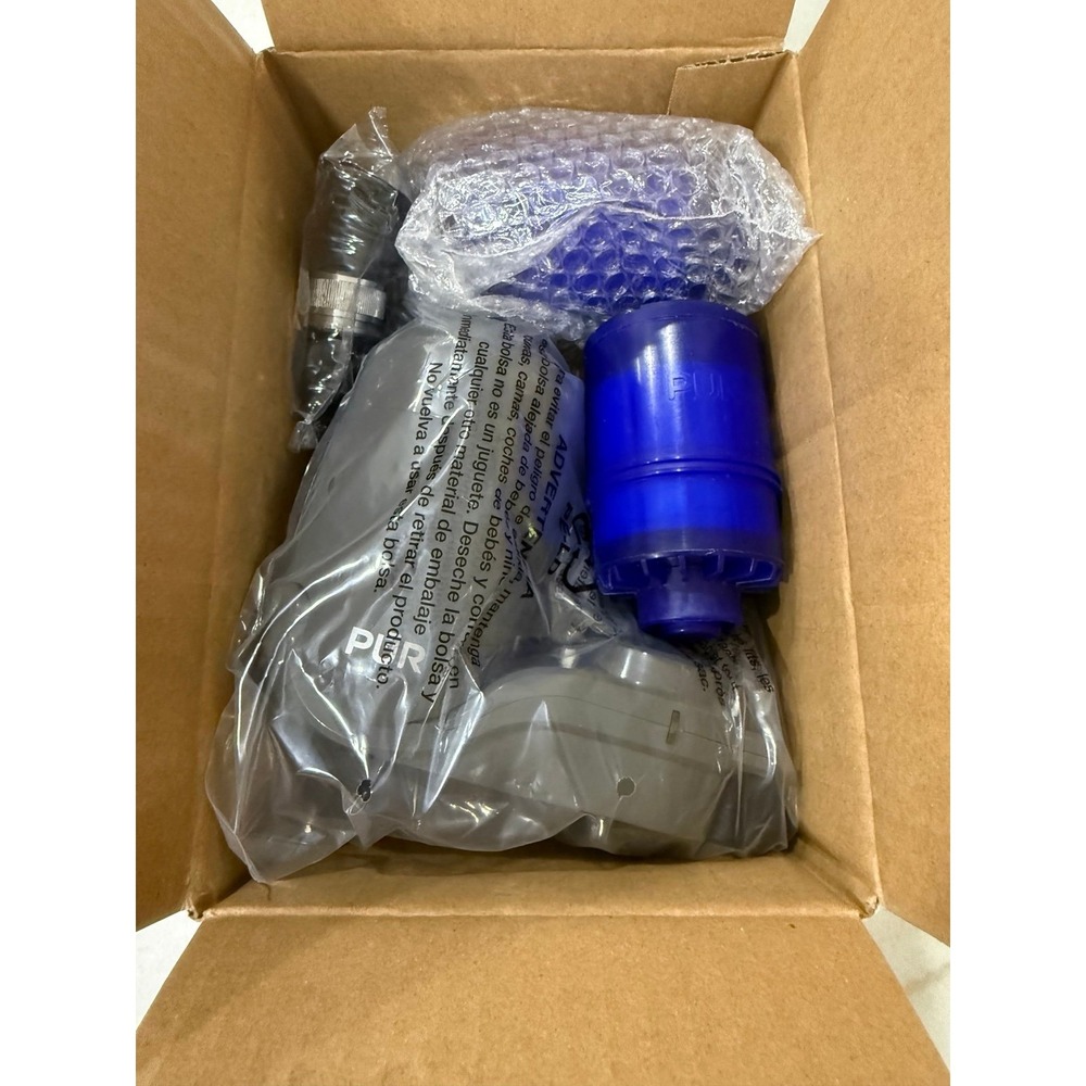 New PUR Plus Vertical Faucet-Mount Water Filtration System. Grey. 2 filters - Picture 4 of 6